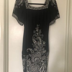 Black and white dress